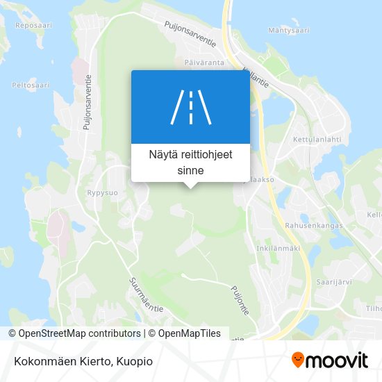 Kokonmäen Kierto kartta