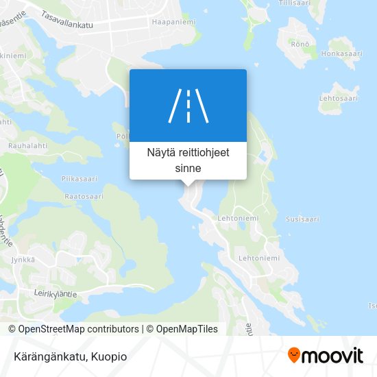 Kärängänkatu kartta