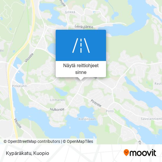 Kypäräkatu kartta