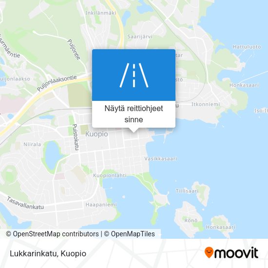 Lukkarinkatu kartta