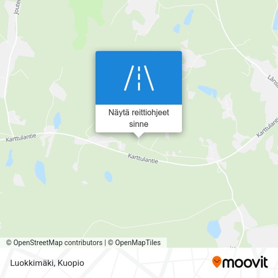 Luokkimäki kartta