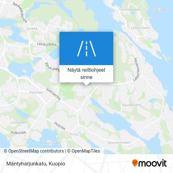 Mäntyharjunkatu kartta