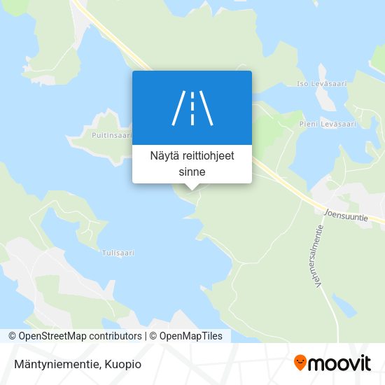 Mäntyniementie kartta