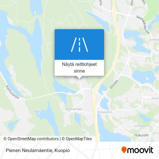 Pienen Neulamäentie kartta