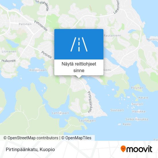 Pirtinpäänkatu kartta