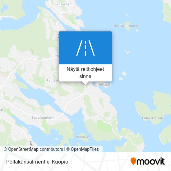 Pölläkänsalmentie kartta