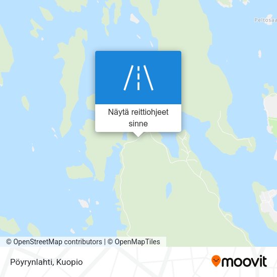 Pöyrynlahti kartta