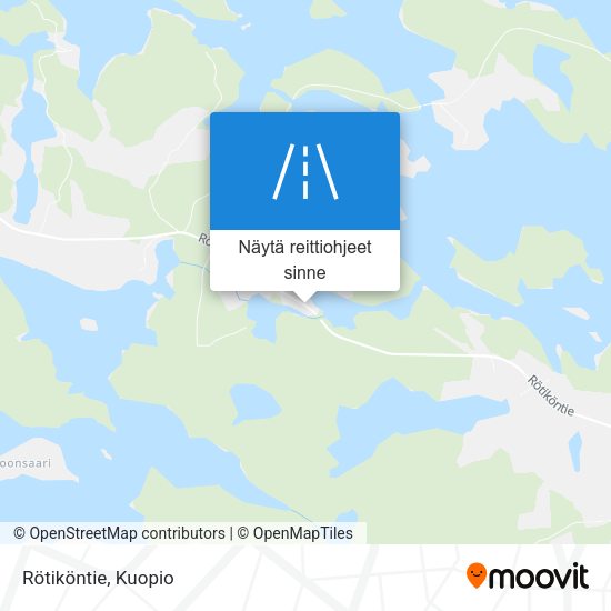 Rötiköntie kartta