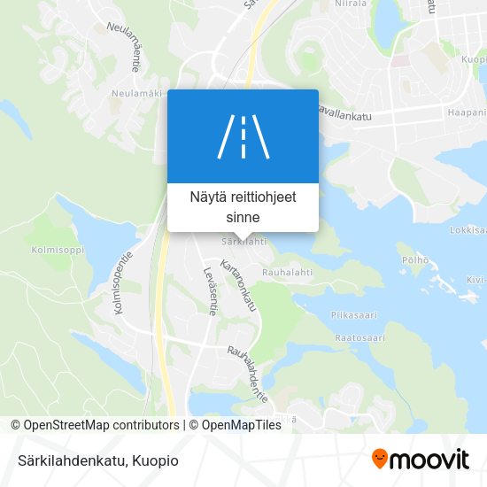 Särkilahdenkatu kartta