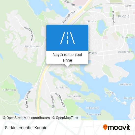 Särkiniementie kartta