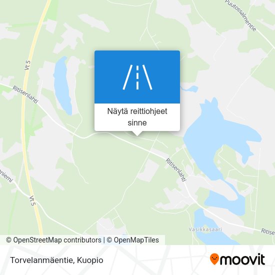 Torvelanmäentie kartta