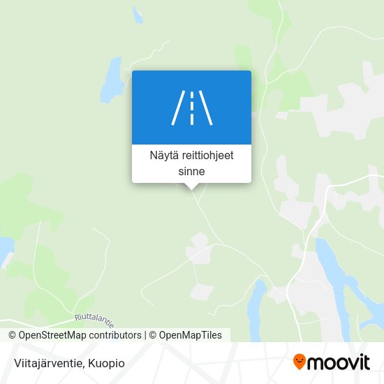 Viitajärventie kartta