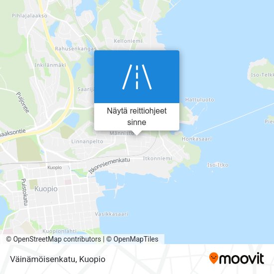Väinämöisenkatu kartta