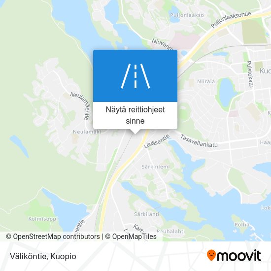 Väliköntie kartta