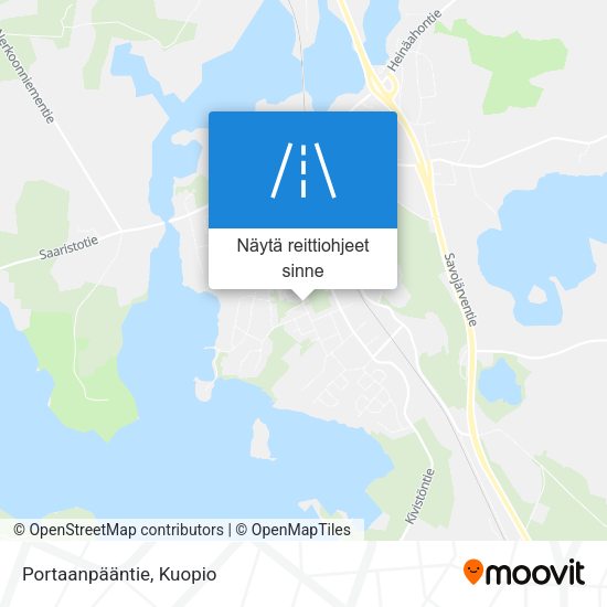 Portaanpääntie kartta