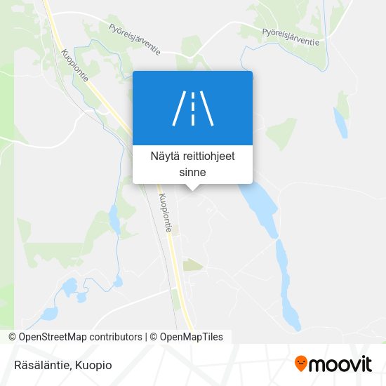 Räsäläntie kartta