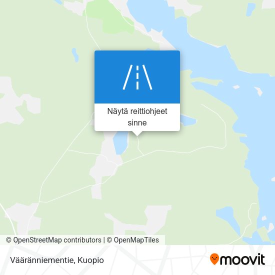 Vääränniementie kartta