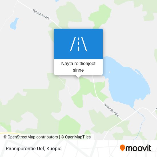Rännipurontie Uef kartta