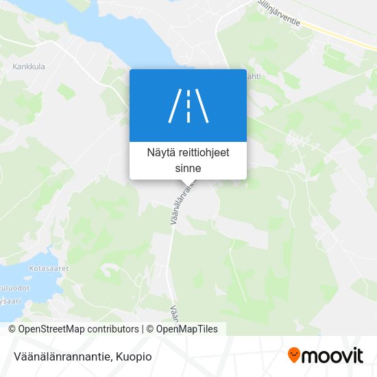 Väänälänrannantie kartta