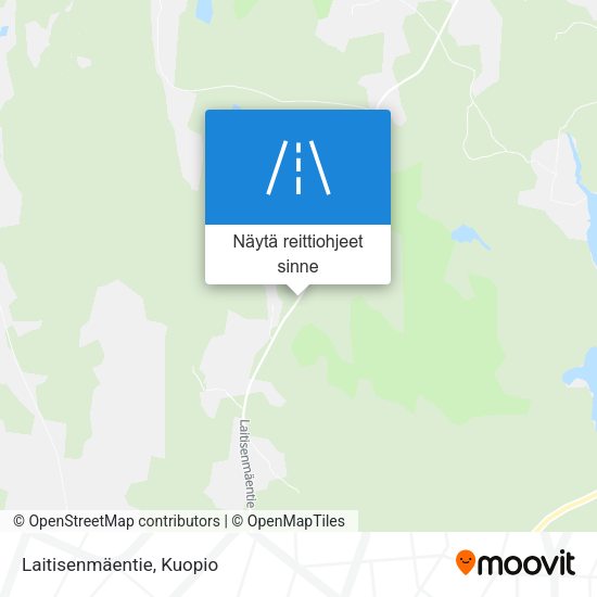 Laitisenmäentie kartta