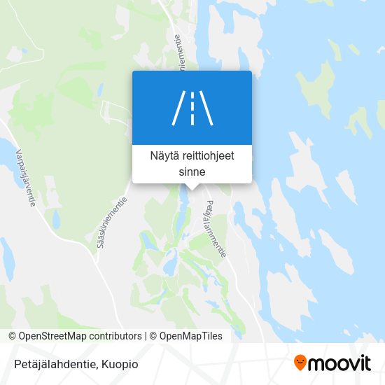 Petäjälahdentie kartta
