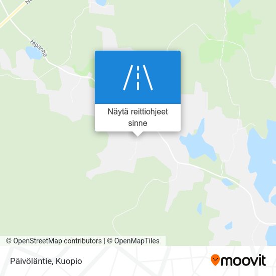 Päivöläntie kartta