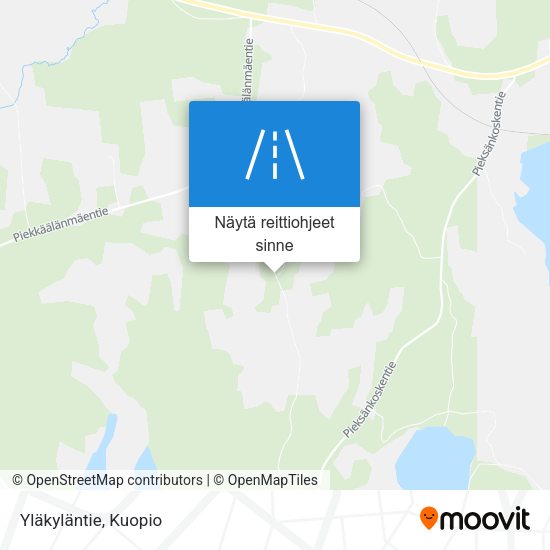 Yläkyläntie kartta