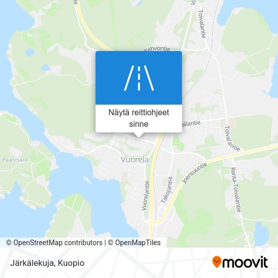 Järkälekuja kartta