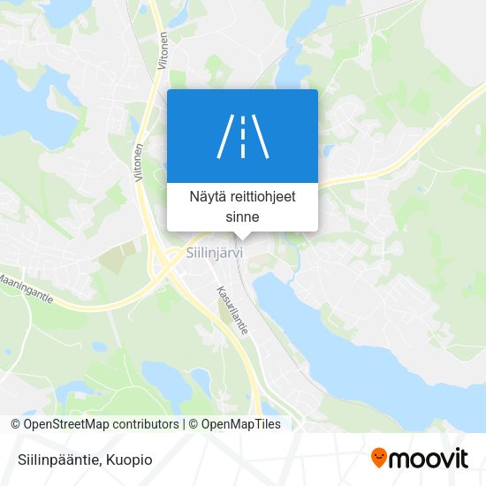 Siilinpääntie kartta