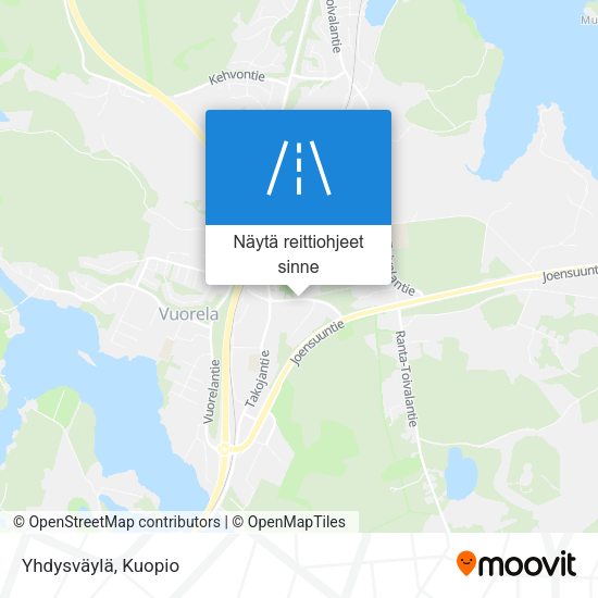 Yhdysväylä kartta