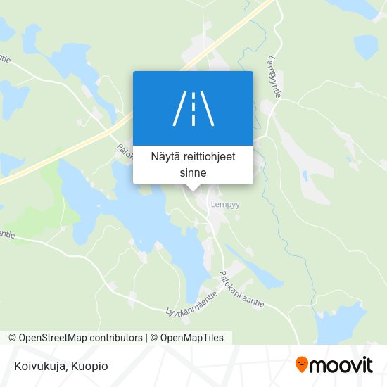 Koivukuja kartta