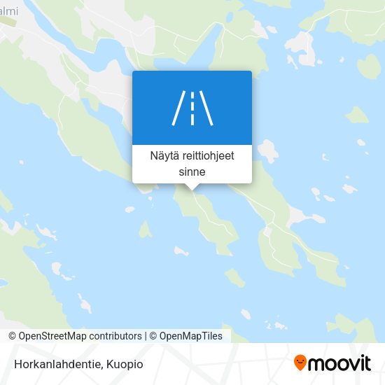 Horkanlahdentie kartta