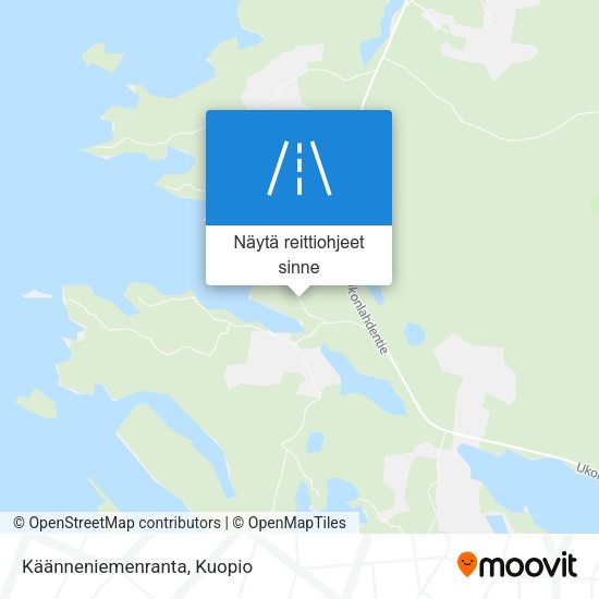 Käänneniemenranta kartta