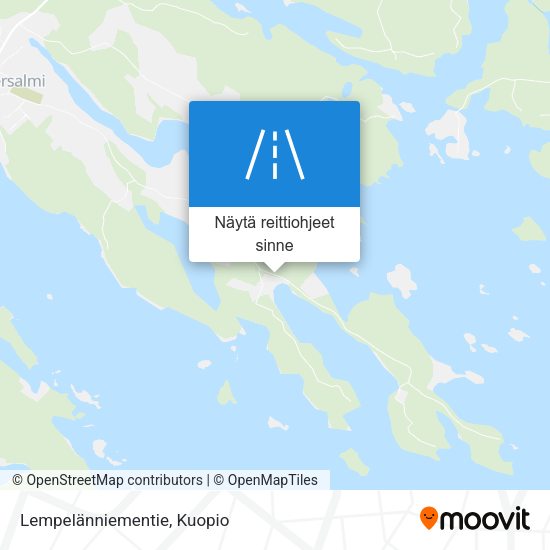 Lempelänniementie kartta