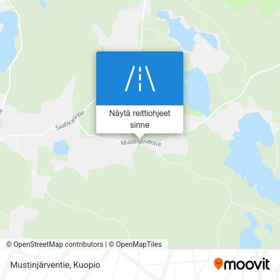 Mustinjärventie kartta