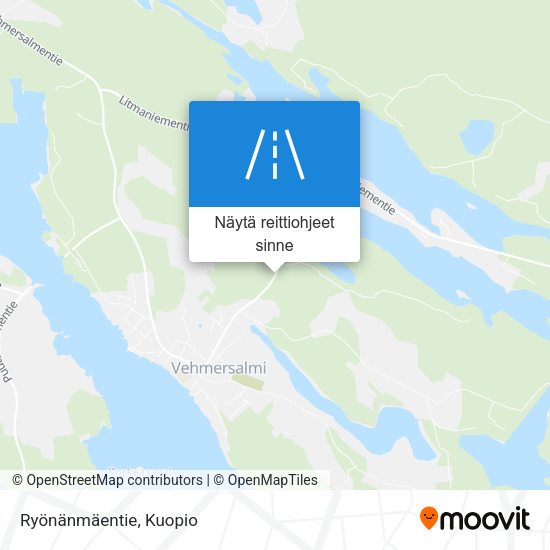 Ryönänmäentie kartta