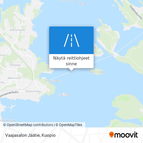 Kuinka päästä kohteeseen Vaajasalon Jäätie paikassa Kuopio kulkuvälineellä  Bussi?