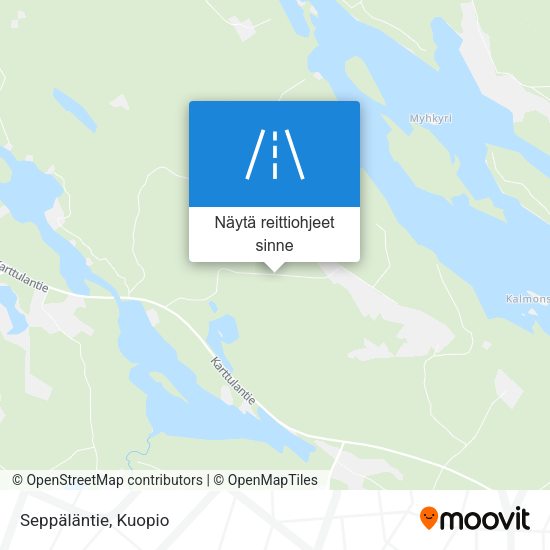 Seppäläntie kartta