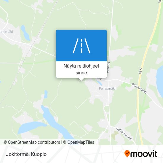 Jokitörmä kartta