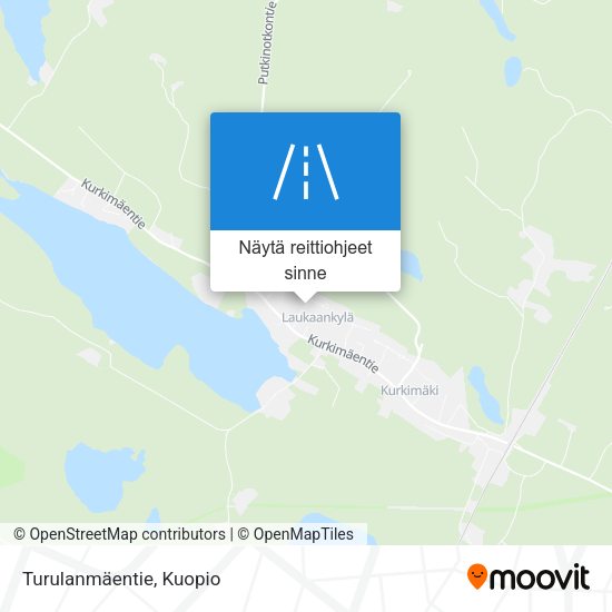 Turulanmäentie kartta