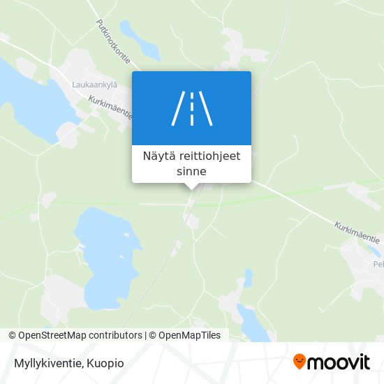 Myllykiventie kartta