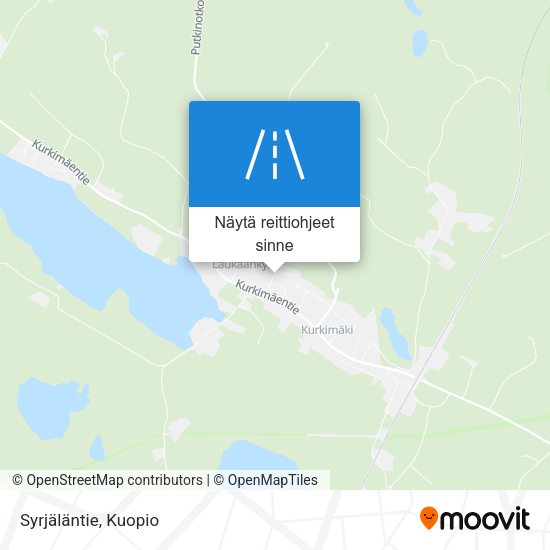 Syrjäläntie kartta
