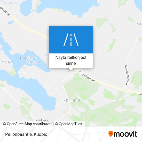 Pellonpääntie kartta