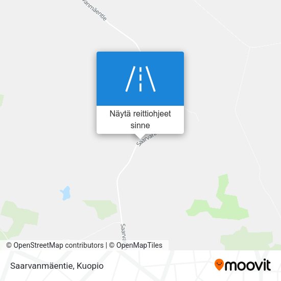 Saarvanmäentie kartta