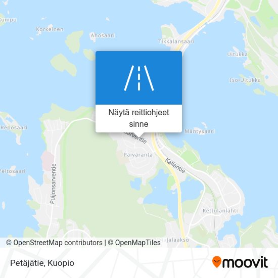 Petäjätie kartta
