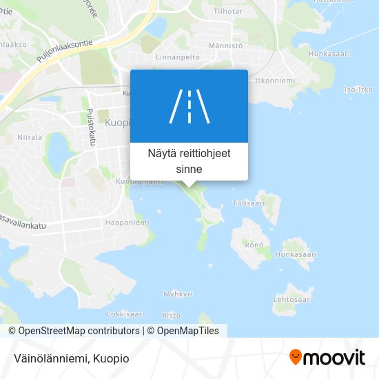 Väinölänniemi kartta