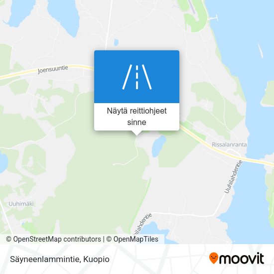 Säyneenlammintie kartta