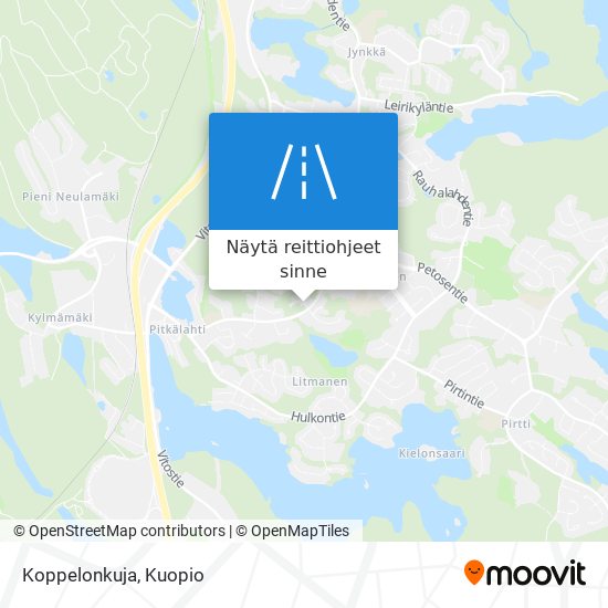 Koppelonkuja kartta