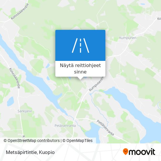 Metsäpirtintie kartta