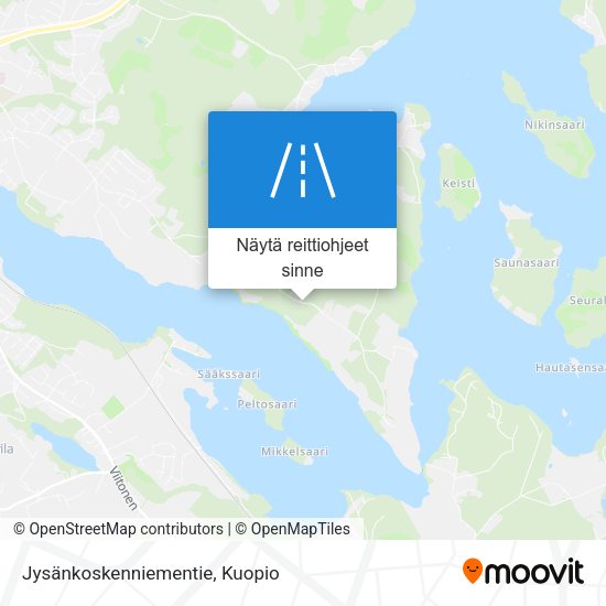 Jysänkoskenniementie kartta